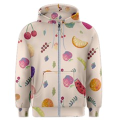 Summer Fruit Men s Zipper Hoodie by SychEva