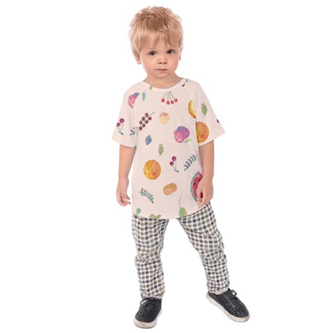 Summer Fruit Kids  Raglan Tee by SychEva