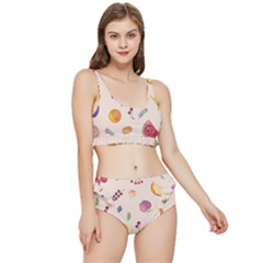 Summer Fruit Frilly Bikini Set by SychEva