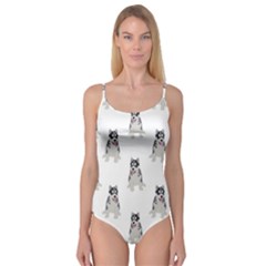 Cute Husky Puppies Camisole Leotard  by SychEva