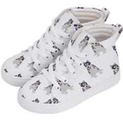 Cute Husky Puppies Kids  Hi-top Skate Sneakers by SychEva