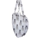 Cute Husky Puppies Giant Heart Shaped Tote View3