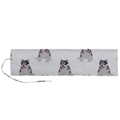 Cute Husky Puppies Roll Up Canvas Pencil Holder (l) by SychEva
