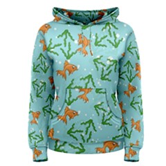 Gold Fish Women s Pullover Hoodie by SychEva