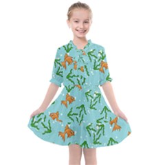 Gold Fish Kids  All Frills Chiffon Dress by SychEva