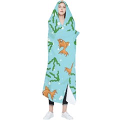 Gold Fish Wearable Blanket by SychEva