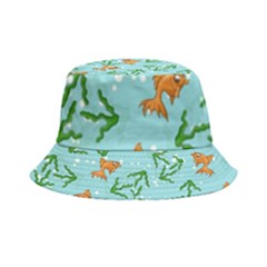 Gold Fish Inside Out Bucket Hat by SychEva