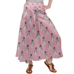 Cute Husky Satin Palazzo Pants by SychEva