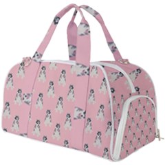 Cute Husky Burner Gym Duffel Bag by SychEva