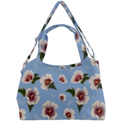 Hibiscus Flowers Double Compartment Shoulder Bag by SychEva