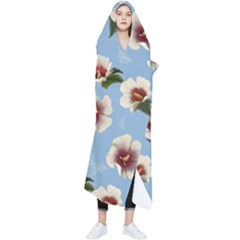 Hibiscus Flowers Wearable Blanket by SychEva