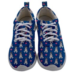 Little Husky With Hearts Mens Athletic Shoes by SychEva