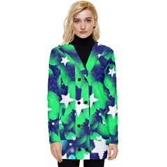Space Odyssey  Button Up Hooded Coat 