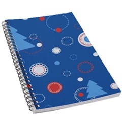 Christmas Pattern Tree Design 5 5  X 8 5  Notebook by Sapixe