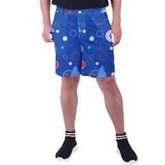 Christmas Pattern Tree Design Men s Pocket Shorts