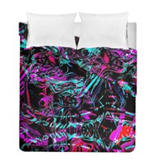 Reptilian Scream Duvet Cover Double Side (full/ Double Size) by MRNStudios