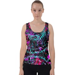 Reptilian Scream Velvet Tank Top by MRNStudios