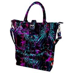 Reptilian Scream Buckle Top Tote Bag by MRNStudios