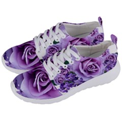 Roses-violets-flowers-arrangement Men s Lightweight Sports Shoes