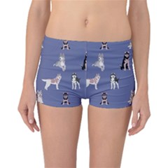 Husky Dogs With Sparkles Boyleg Bikini Bottoms by SychEva