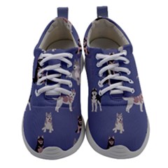 Husky Dogs With Sparkles Athletic Shoes by SychEva