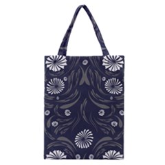 Folk Flowers Print Floral Pattern Ethnic Art Classic Tote Bag by Eskimos