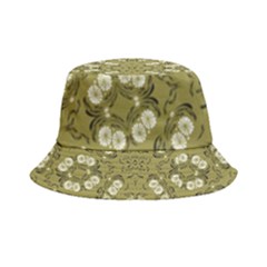 Folk Flowers Print Floral Pattern Ethnic Art Inside Out Bucket Hat by Eskimos