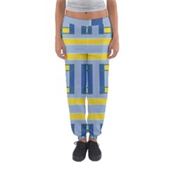 Abstract Pattern Geometric Backgrounds   Women s Jogger Sweatpants by Eskimos