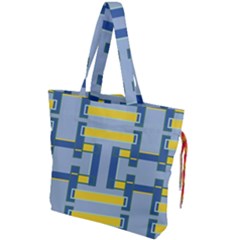 Abstract Pattern Geometric Backgrounds   Drawstring Tote Bag by Eskimos