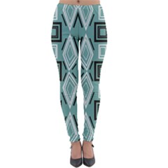 Abstract Geometric Design   Geometric Fantasy   Lightweight Velour Leggings by Eskimos