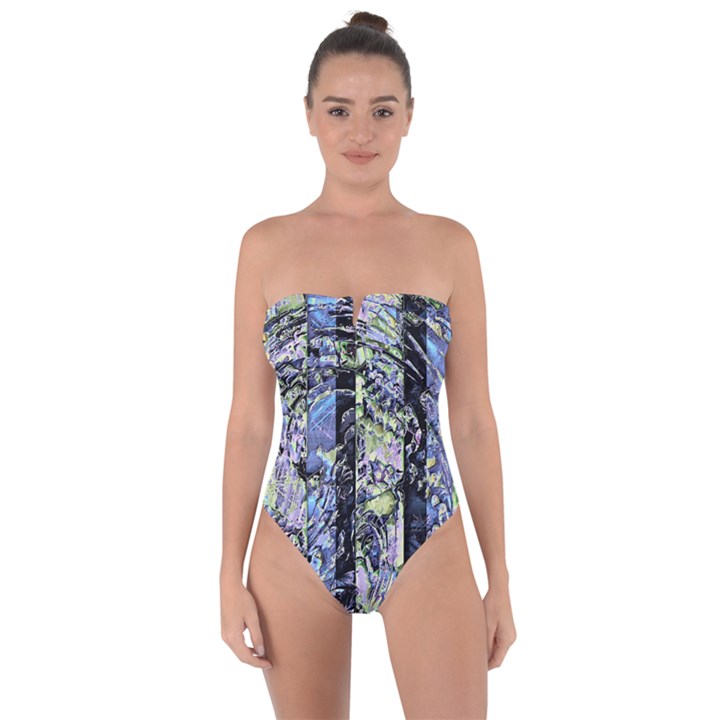 Just A Show Tie Back One Piece Swimsuit