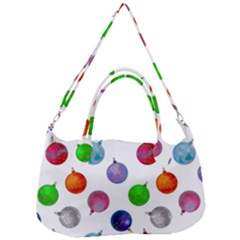 Christmas Balls Removal Strap Handbag by SychEva