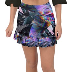 Marco Fishtail Mini Chiffon Skirt by MRNStudios