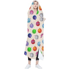 Christmas Balls Wearable Blanket by SychEva