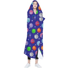 Christmas Balls Wearable Blanket