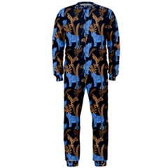 Blue Tigers Onepiece Jumpsuit (men)  by SychEva