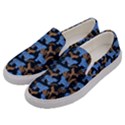 Blue Tigers Men s Canvas Slip Ons View2