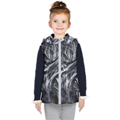 Giger Love Letter Kids  Hooded Puffer Vest by MRNStudios