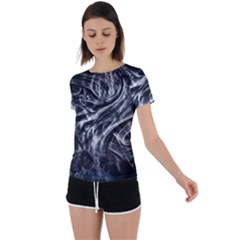 Giger Love Letter Back Circle Cutout Sports Tee