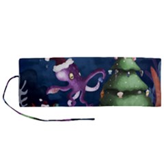 Octopus Color Roll Up Canvas Pencil Holder (m) by Blueketchupshop