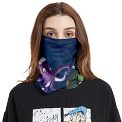 Octopus Color Face Covering Bandana (two Sides) by Blueketchupshop