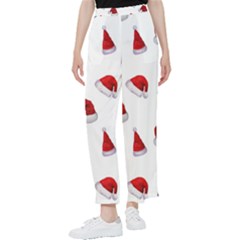 Red Christmas Hats Women s Pants  by SychEva