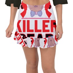 Killer Bear Fishtail Mini Chiffon Skirt