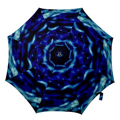 Blue Waves Abstract Series No8 Hook Handle Umbrellas (Medium)