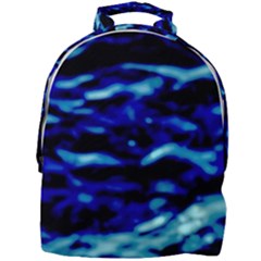 Blue Waves Abstract Series No8 Mini Full Print Backpack