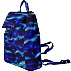 Blue Waves Abstract Series No8 Buckle Everyday Backpack