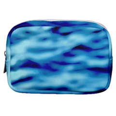 Blue Waves Abstract Series No4 Make Up Pouch (small) by DimitriosArt