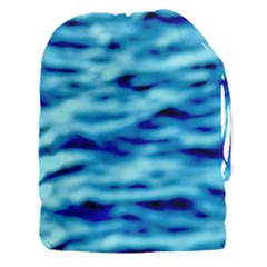 Blue Waves Abstract Series No4 Drawstring Pouch (3XL)