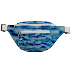 Blue Waves Abstract Series No5 Fanny Pack by DimitriosArt