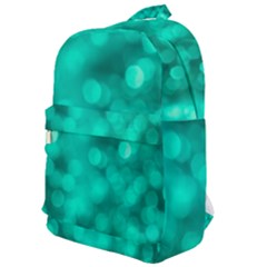 Light Reflections Abstract No9 Turquoise Classic Backpack by DimitriosArt